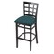 Holland Bar Stool Co 25" Counter Stool, Black Finish, Graph Tidal Seat 313025Blk022 - alternate 1